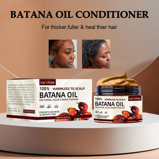 Batana Oil Conditioner 120mlBATANA OIL Smooth Dense Hair Essence Moisturizing Repair Hair Strengthening Hair Root Hair Care