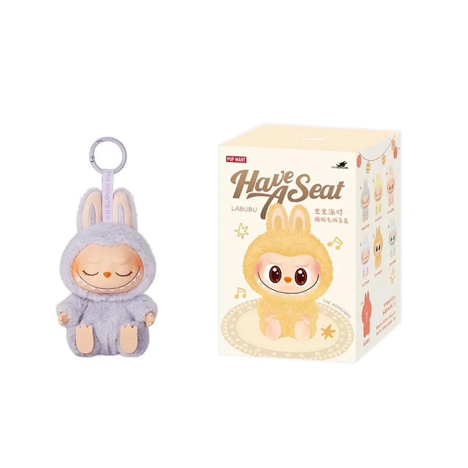 Kawaii Labubu Monster Keychain – 1:1 Blind Box PVC Pendant 