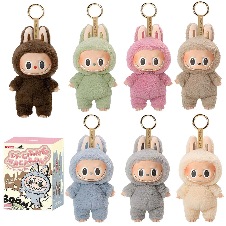 Kawaii Labubu Monster Keychain – 1:1 Blind Box PVC Pendant 