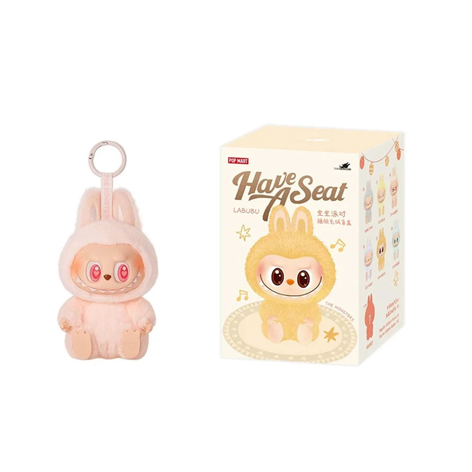 Kawaii Labubu Monster Keychain – 1:1 Blind Box PVC Pendant 