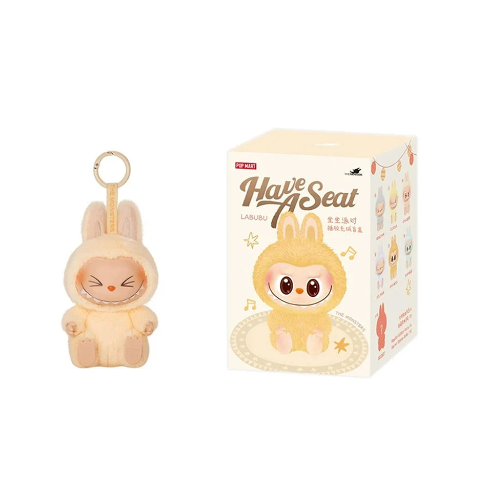 Kawaii Labubu Monster Keychain – 1:1 Blind Box PVC Pendant 